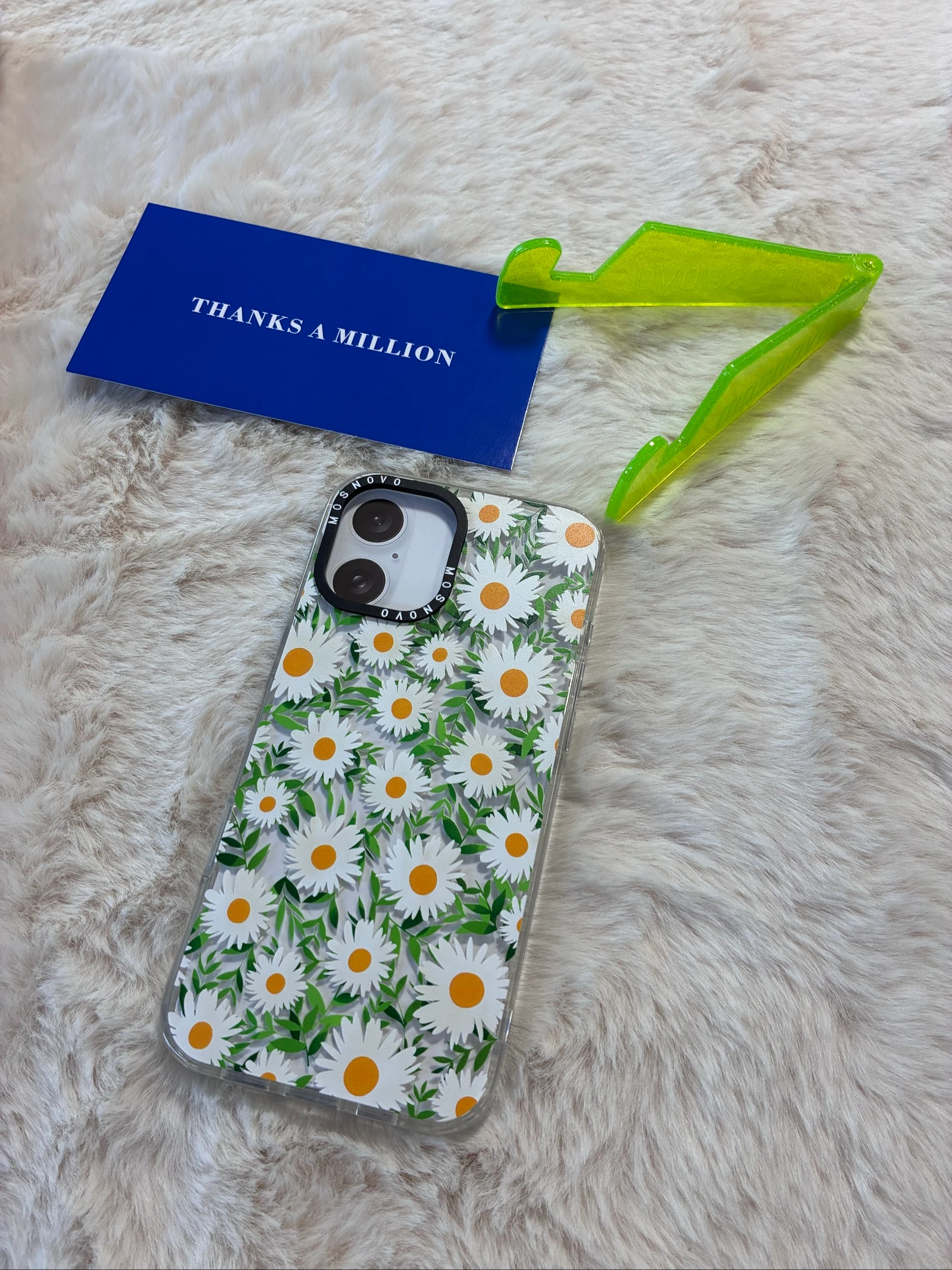 MOSNOVO Daisy hoesje – iPhone 16 Plus (Nieuw) + Houder – photo 6